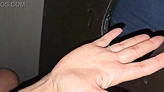 Glory Hole Madness - Hot Cabin Action with Big Brazilian Cock