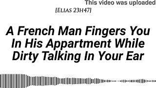 In a sensual homemade session, a french man fingers you pov with dirty talk and wet sounds