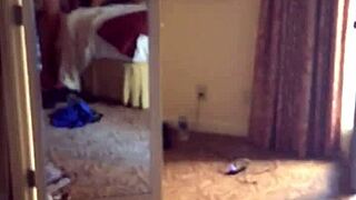A sultry Latina mature indulges in pleasuring a large shaft