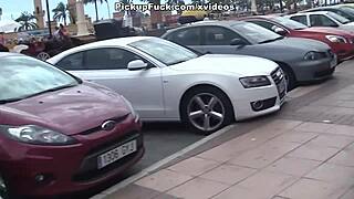 Garotas Espanholas Tão Fáceis de Pegar e Foder nas Ruas