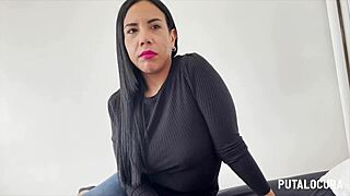 فابيولا تبلع السائل في زب جامح؟