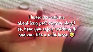 Femdom-domination utvecklas med intensiv anal lek och handjob-kontroll.