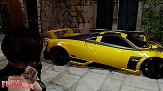 Så den storbrystede brunette futa spionere på blondinen og kneppe hende hårdt i futa3dx