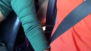 Jag knullade den heta blondinen inne i bilen medan hennes ex filmade allt