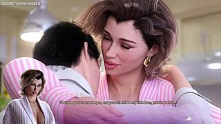 Fanget stedmor der onanerer og længes efter at kneppe hendes sexede krop - Apocalust 14 3D