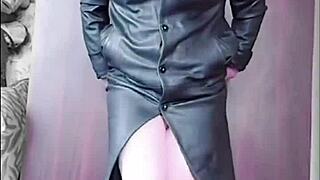 Sei una troia sexy in abito blu? Ragazzo sissy gay con culo grande!