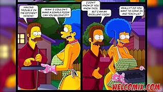 Mira las escenas de culo más calientes en porno de Simptoons Simpsons