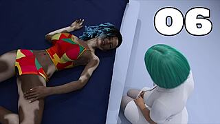 Varado en el espacio 5 - Mujeres negras calientes dominan mi cama con movimientos salvajes