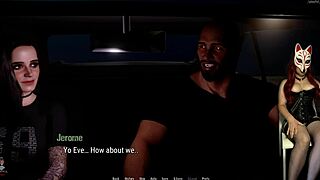 Jag utforskar stripteasebaren.