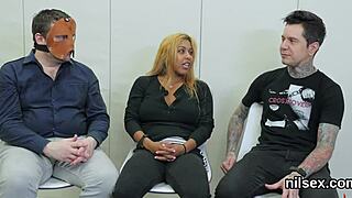 Foxy chick slammed hard in intense anal session.