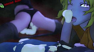 जौन ने रूबी यांग को वाइल्ड थ्रीसम में चोदा क्रीमपाई ब्लोजॉब