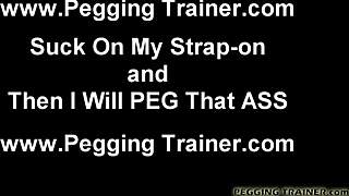 Bend Over Now for My Strapon Domination Play