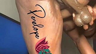 Play time with penelopesquirts: ebony solo squirting or masturbation tease?