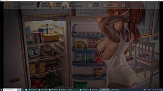 Beautiful redhead teen explores bondage walkthrough with toys in solo scene