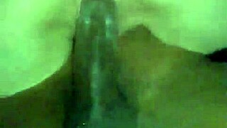 British girlfriend creams on big black cock