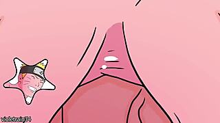 Naruto plays with Saber's tits and fucks her