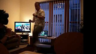 Gay foot kickboxing match with skilled fighters