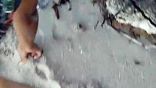 Relaxing at Mar Grande Beach