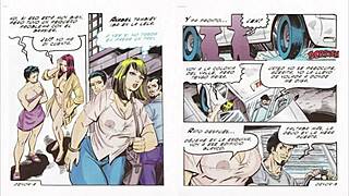 Mexican Comic Porno Gordibuena Eats Doblada Pussy