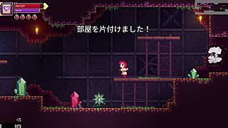 【スカーレット・メイデンの実況プレイ パート2】横スクロのローグライク2階層ボスまで攻略開始！