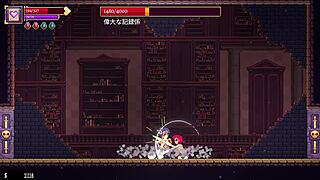 【スカーレット・メイデンの実況プレイ パート2】横スクロのローグライク2階層ボスまで攻略開始！