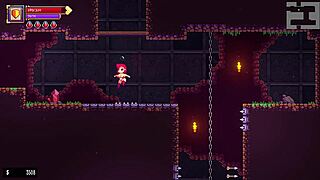 【スカーレット・メイデンの実況プレイ パート2】横スクロのローグライク2階層ボスまで攻略開始！