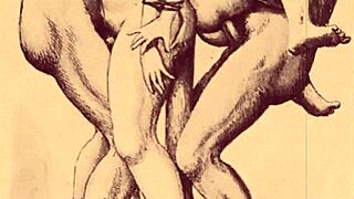 vintage erotic illustration