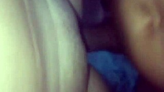 Wow, the black guy in this interracial scene gives me an enormous cumshot on my belly!