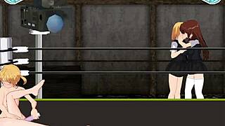 bold lezdom catfight between princess nina and karin in the ring