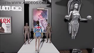 Fallout 4 Fashion Number 202 With Brunette Fucking