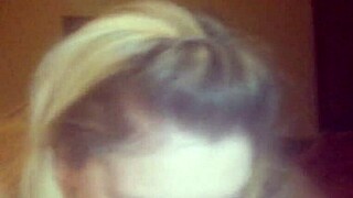 She eagerly gags on the massive black cock, loving every choking moment.