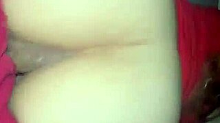 mia bia rides dick in close-up view