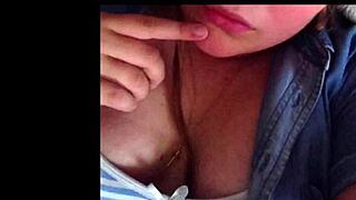 sexy teen shows tits