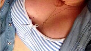 sexy teen shows tits