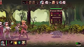 Jessica Curse Hentai Gameplay with Big Tits Lesbian Action