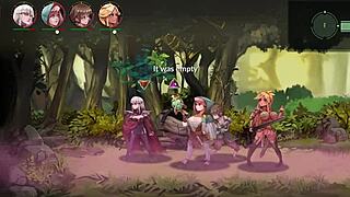 Jessica Curse Hentai Gameplay with Big Tits Lesbian Action