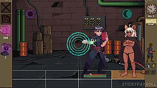 Hot thick anime girlfriend loves fucking big cock in hentai game part 2 😍