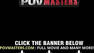 Tattooed Petite Teen Sky Smith Handles Big Dick POV with Jerking Off!