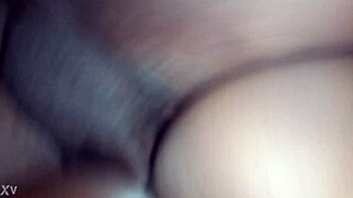 Ebony Amateur Woman Engages in Homemade Deepthroat Action