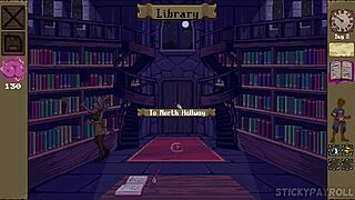 Hot thick anime girlfriend loves fucking big cock in hentai game part 2 😍