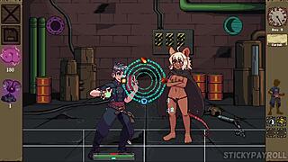 Hot thick anime girlfriend loves fucking big cock in hentai game part 2 😍