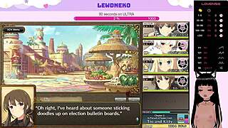 Vtuber Lewdneko Plays Evenicle Part 6 With Cute Anime Characters