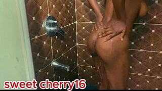 lonely african girl warms pussy