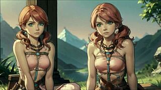 ai creates oerba dia vanille fantasy scene