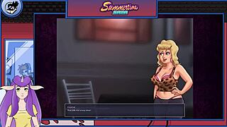 Watch Summertime Saga part 12 with goth cosplay and big tits action