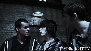 Three Young Gays Make Out Before Anal Pounding