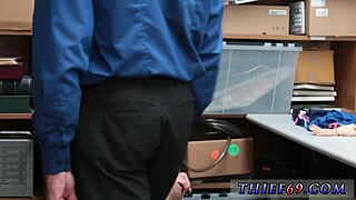 Cop catches teen in rough felony theft.