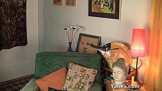 Asian cutie betty yanks and masturbates with dildo