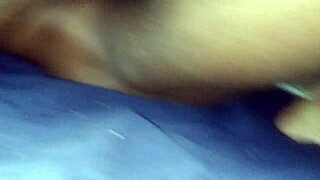 Ebony Babe Bent Over for Intense Doggystyle Fucking and Creampie!