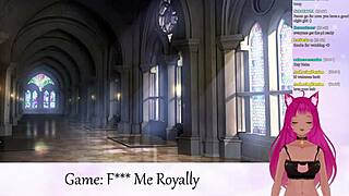 Is Vtuber LewdNeko ready for F Me Royally's seductive hentai?